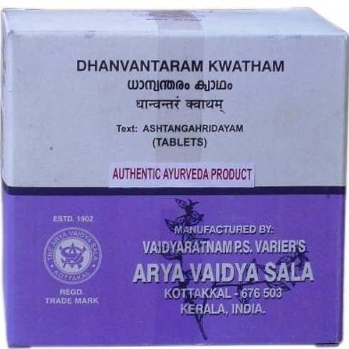 Dhanvantharam kwatham tablet - 1 blister de 10 comprimes